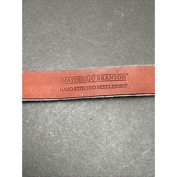 University of Kentucky Needlepoint Belt in Blue by Smathers & Branson Size 33 - Picture 5 of 6